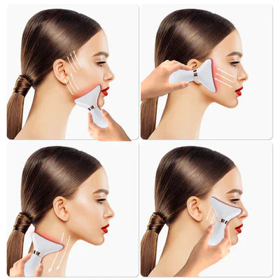 GlowLift - Masajeador Facial Antiarruga 3 en 1 + Rodillo de Regalo