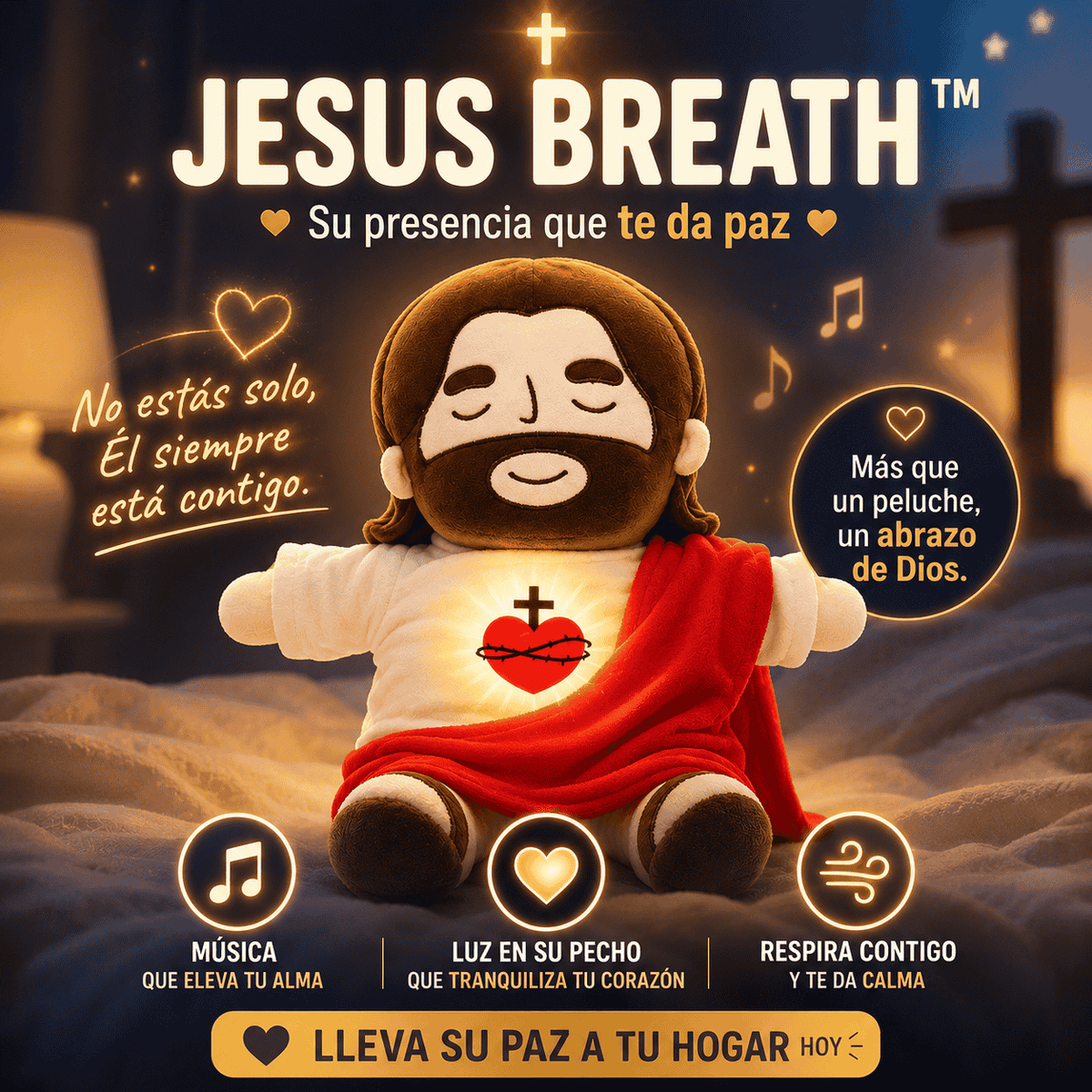 JESUS BREATH™ – Siente La Paz De Cristo En Cada Abrazo