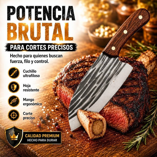 CUCHILLO TAZAKI - Corte Huesos Como Mantequilla