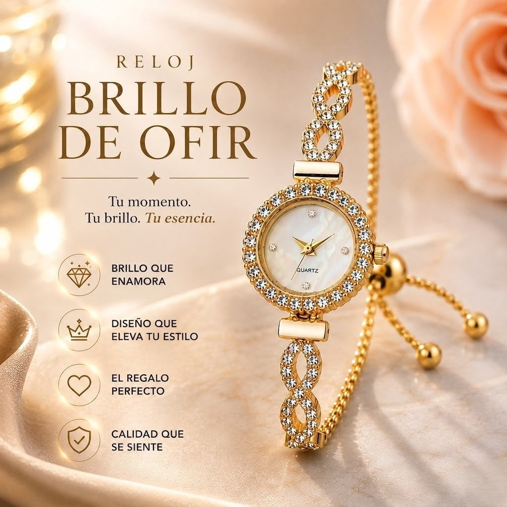 Reloj de lujo Brillo de Ofir™ - ¡Oferta válida solo por hoy!