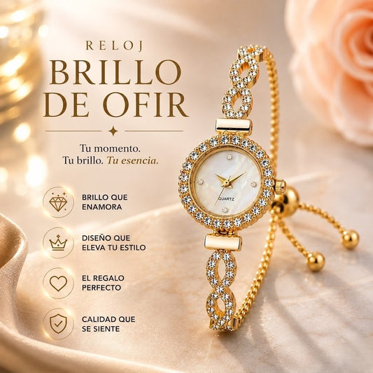 Reloj de lujo Brillo de Ofir™ - ¡Oferta válida solo por hoy!