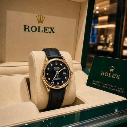 Rolex Oyster - Correa 100% en Cuero Legítimo