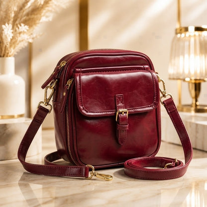 Bolso Bandolera Verona en Cuero