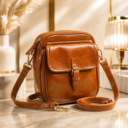 Bolso Bandolera Verona en Cuero