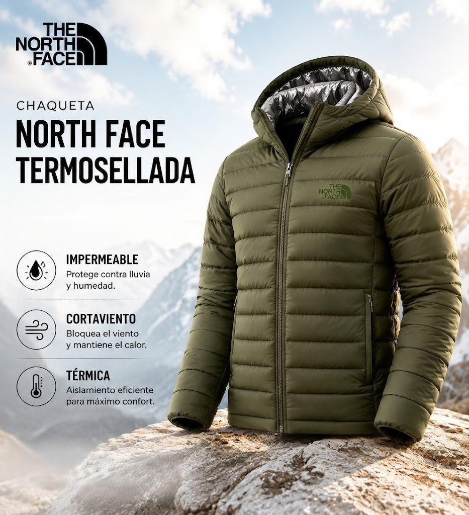 Chaqueta North Face Termosellada 100% Impermeable