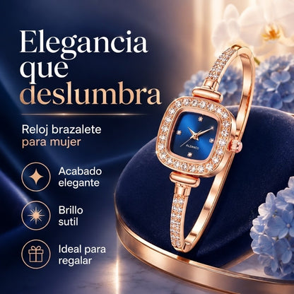 Reloj de lujo Blue Glow - Colección Diamante Azul